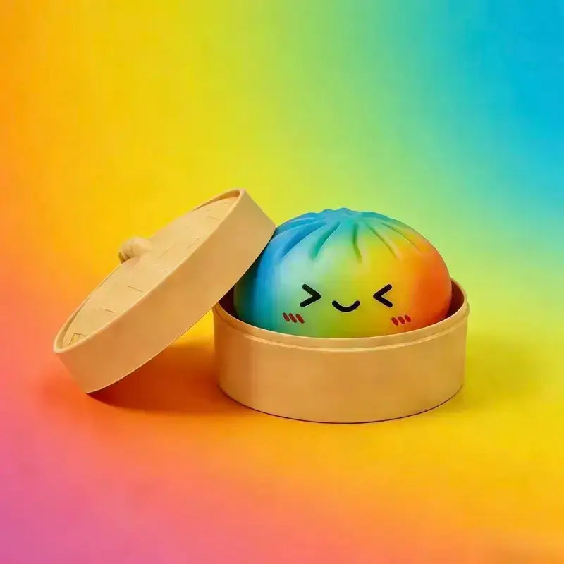 Expressive Large Dumpling Squishy - Blind Box Fidget Toy, Soft TPR Material for Stress Relief, Unboxing Surprise with Random Styles, Ideal for Valentine’s Day and Easter Gifts, Perfect for Children's Gift Exchanges