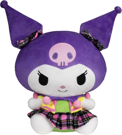 12-Inch Kuromi Neon Plush - Officially Licensed Sanrio Product for Ages 6 and Up