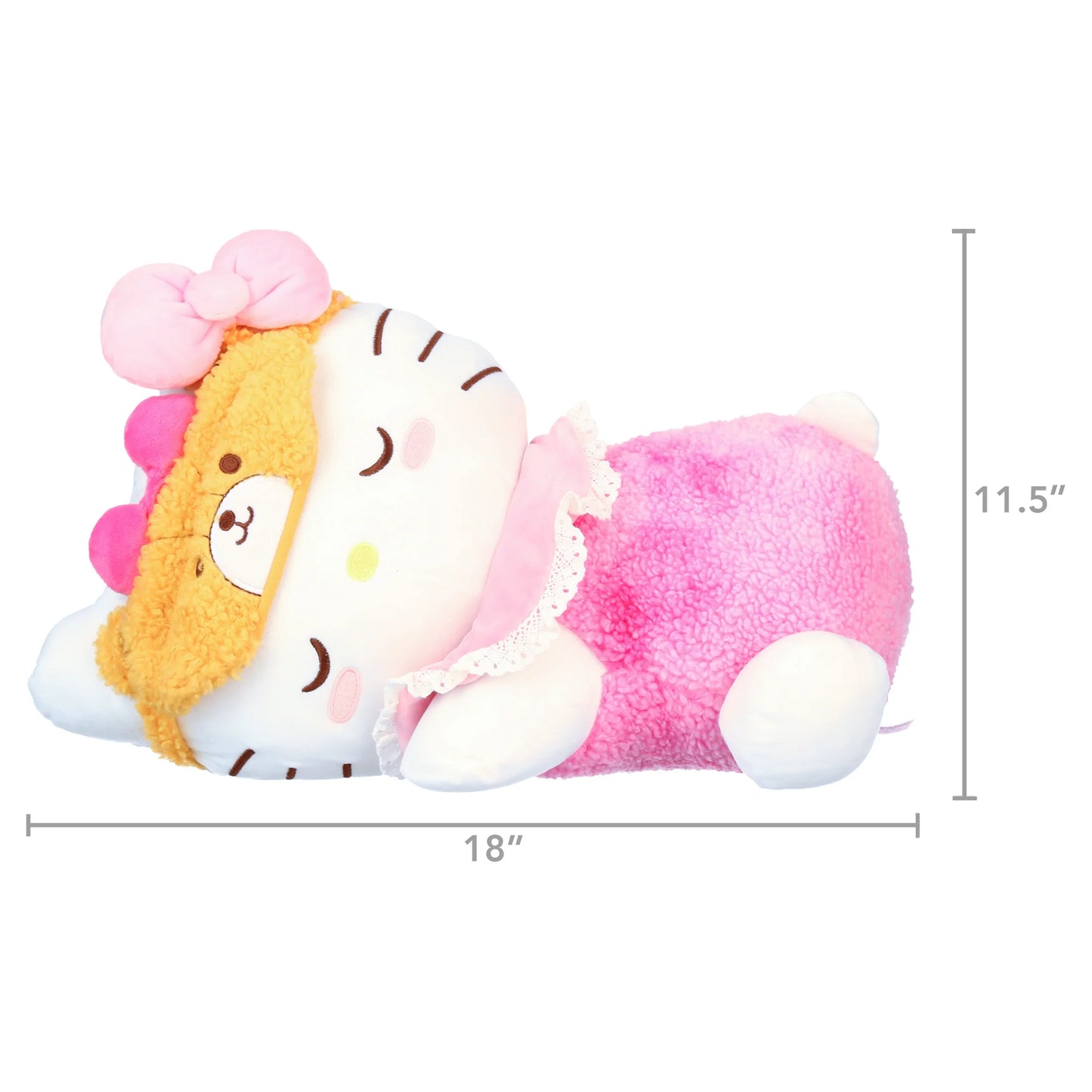 18-Inch Plush Sleeping Companion with Friends