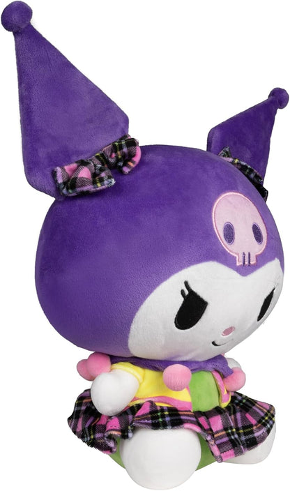 12-Inch Kuromi Neon Plush - Officially Licensed Sanrio Product for Ages 6 and Up