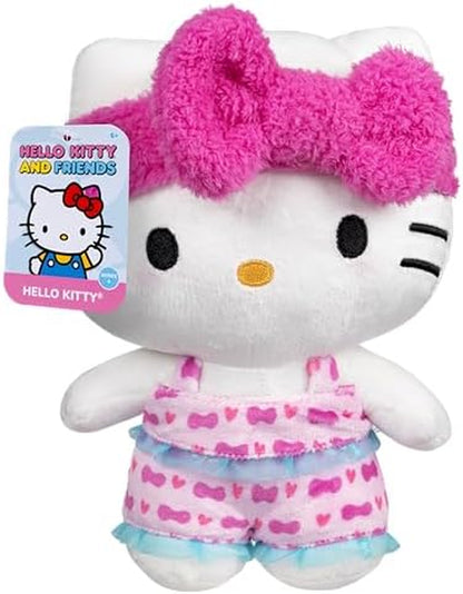 Hello Kitty® and Friends 8-Inch Plush Toy - Officially Licensed Sanrio® Pajama Party Edition for Ages 6 and Up