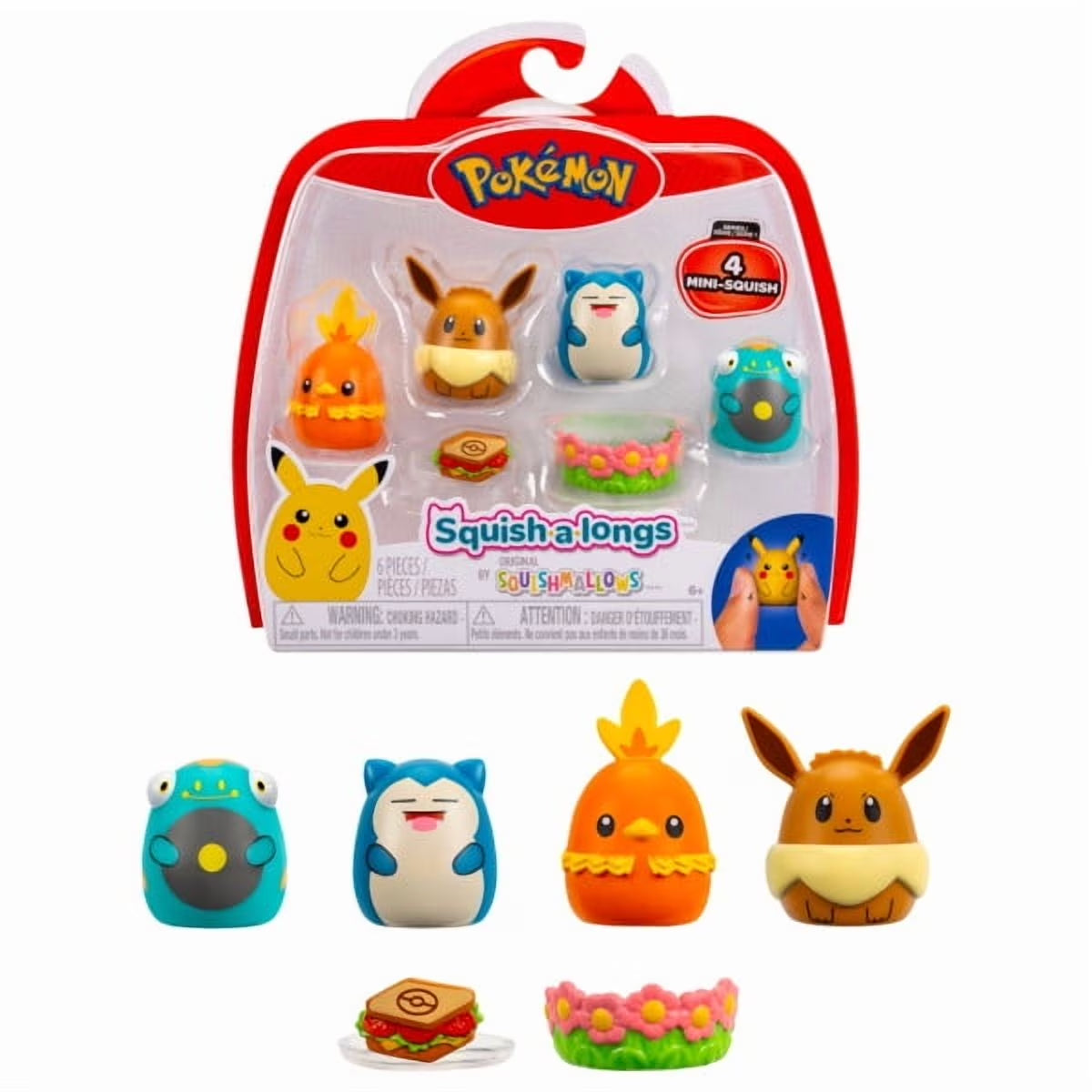 Pokémon Mini-Squish 4-Pack Collection